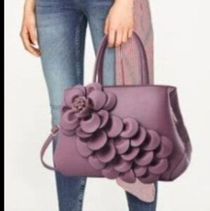 ELEGANT 3D FLOWER SHOULDER BAG